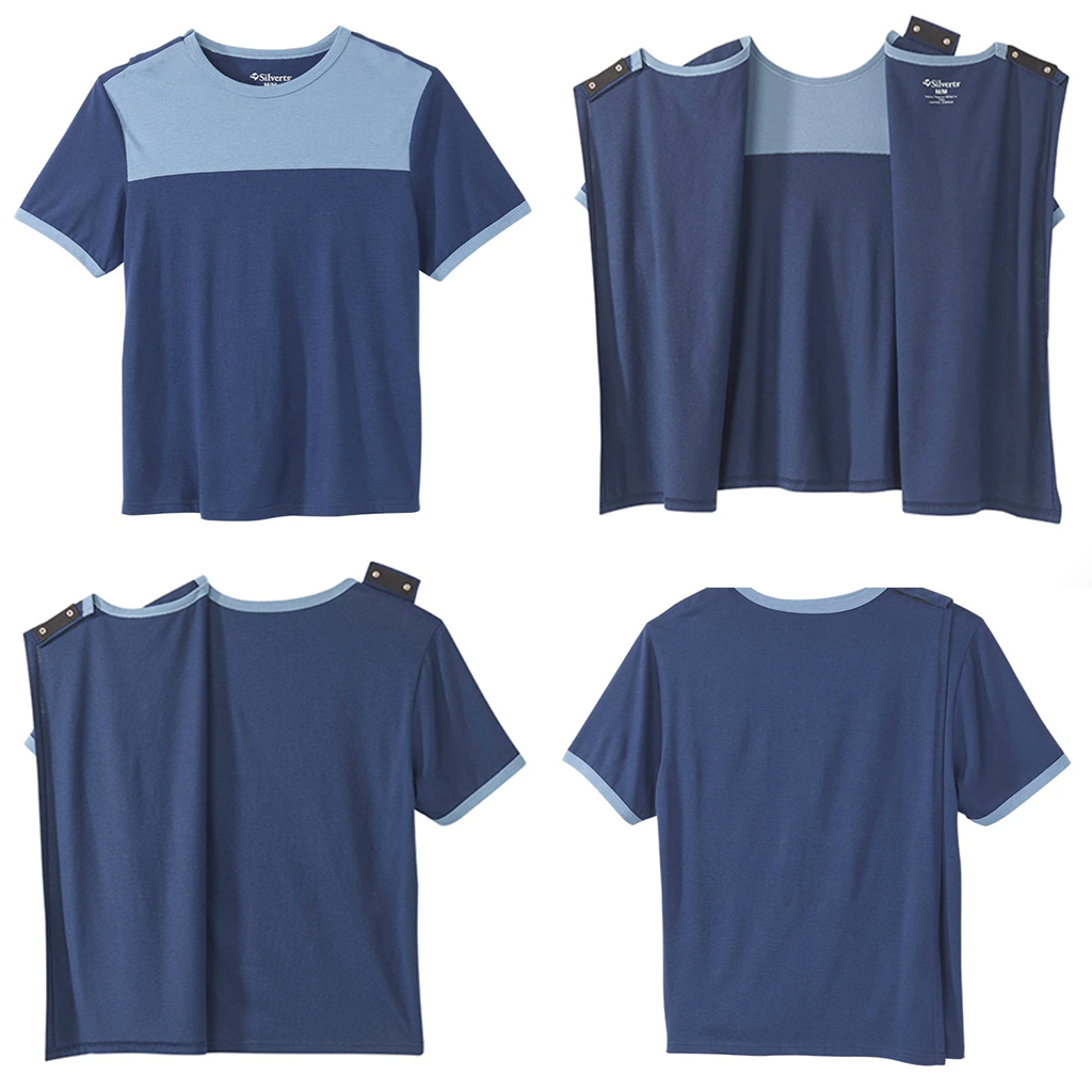 Men's Open Back Colorblock T-Shirt