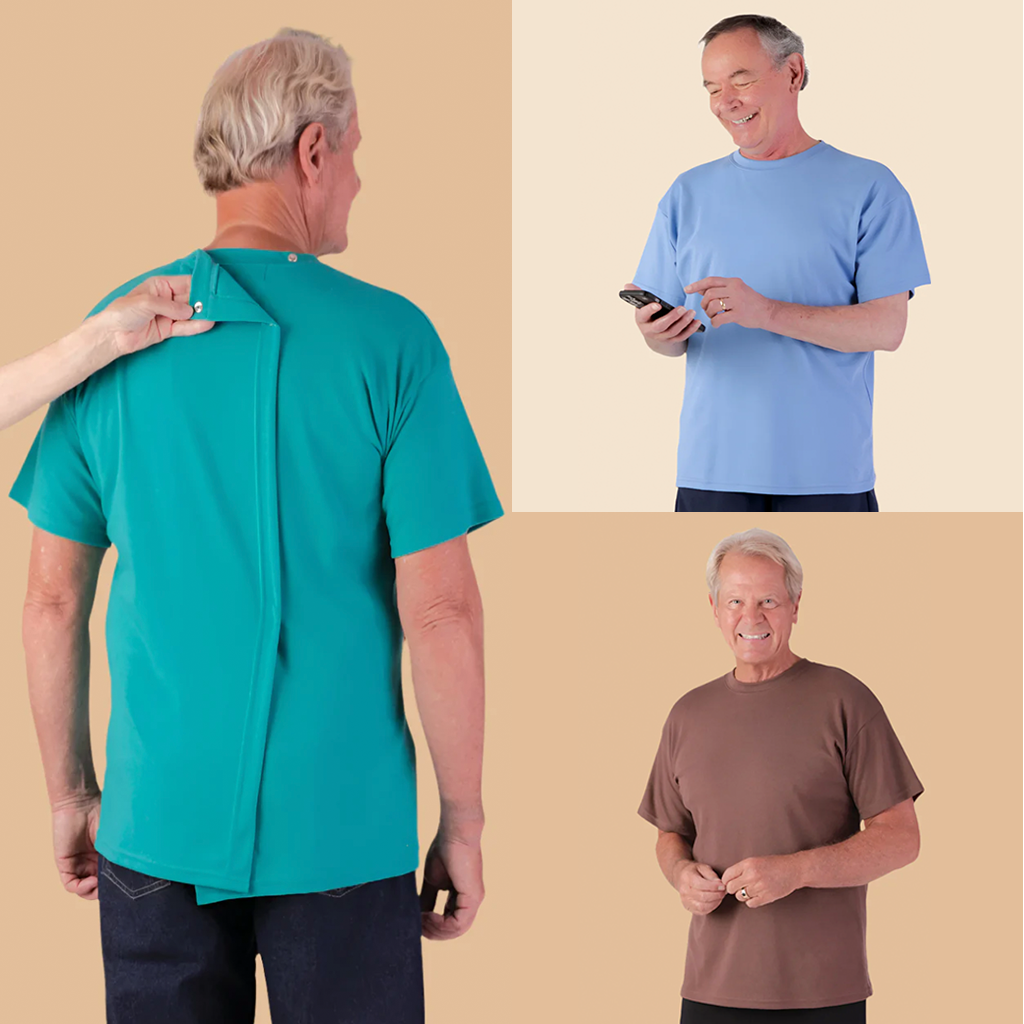 Men's Short Sleeve Wrap Back T-Shirt