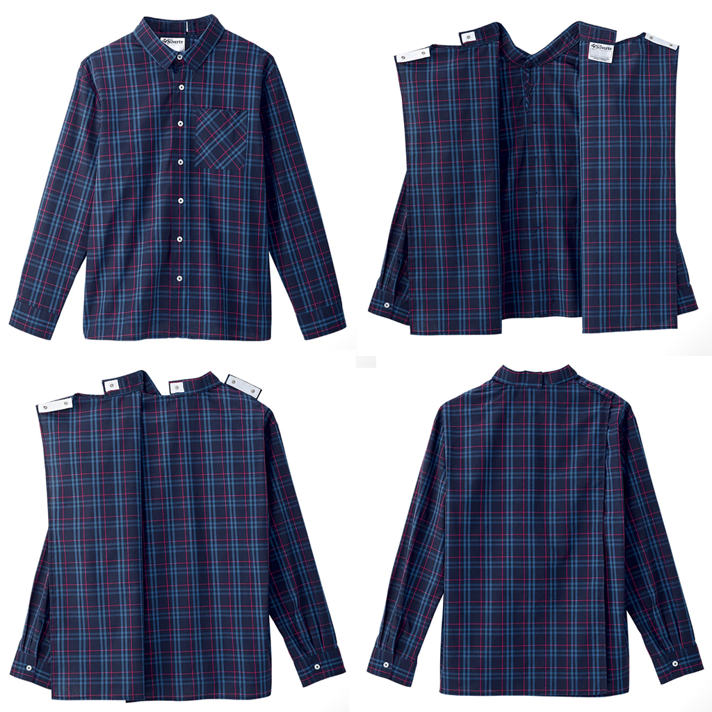 Men's Open Back Adaptive Sport Shirt