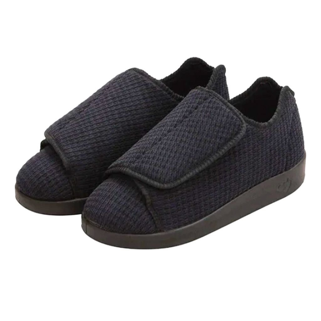 Men’s Slippers with Easy Closures – Adjustable Fit (Regular to Extra Wide)