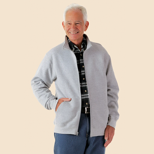 Men's Zip Front Fleece Zip-Up