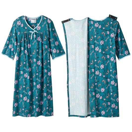 Women's No Peek Hospital & Home Care Gown