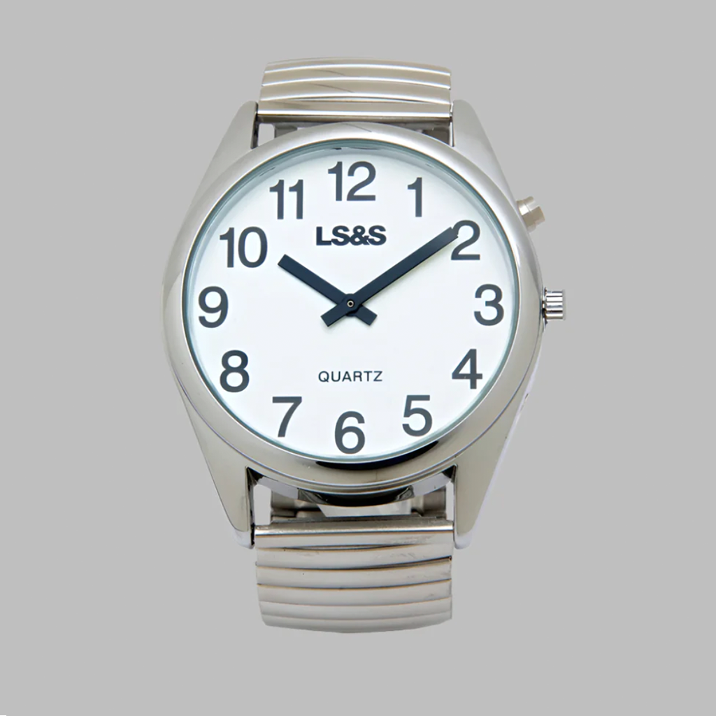 Reloj parlante con pantalla extra grande